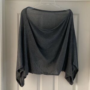 Lightweight Crop Batwing Top